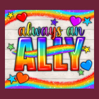 Always An Ally Pride Lgbtq+ Tumbler Long Sleeve Tee | Teevron
