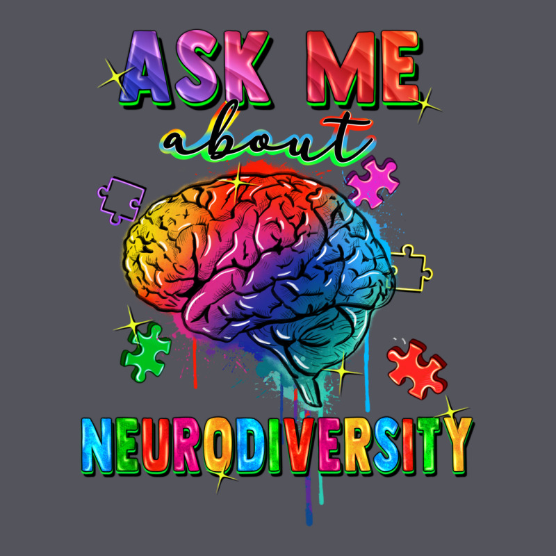 Ask Me About Neurodiversity Vintage Hoodie by FaDigitalArtStudio | Teevron