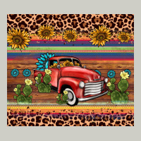 Truck Sunflower Leopard Heavyweight Hoodie | Teevron