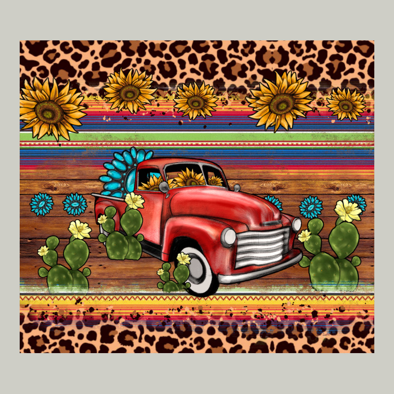 Truck Sunflower Leopard Heavyweight Hoodie by AdoDesignShop | Teevron