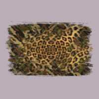 Camouflage Leopard Background Vintage Tee | Teevron