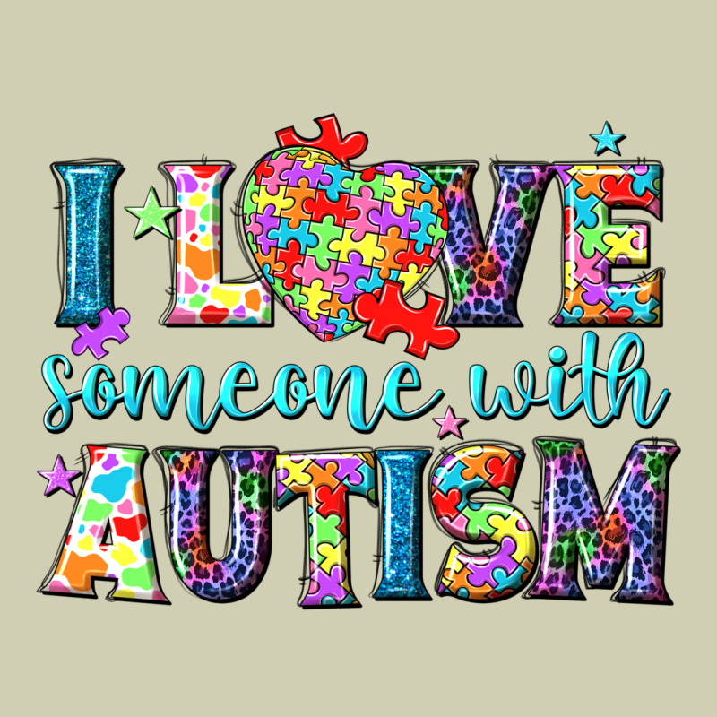 I Love Someone With Autism Heavy Core Tee by NancyCooperArtShop | Teevron