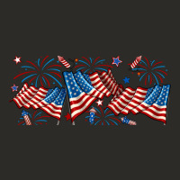 Fourth Of July American Flag Heavy Core Tee | Teevron