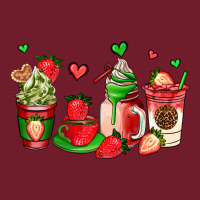 Strawberry Coffee Cups Zipper Hoodie | Teevron