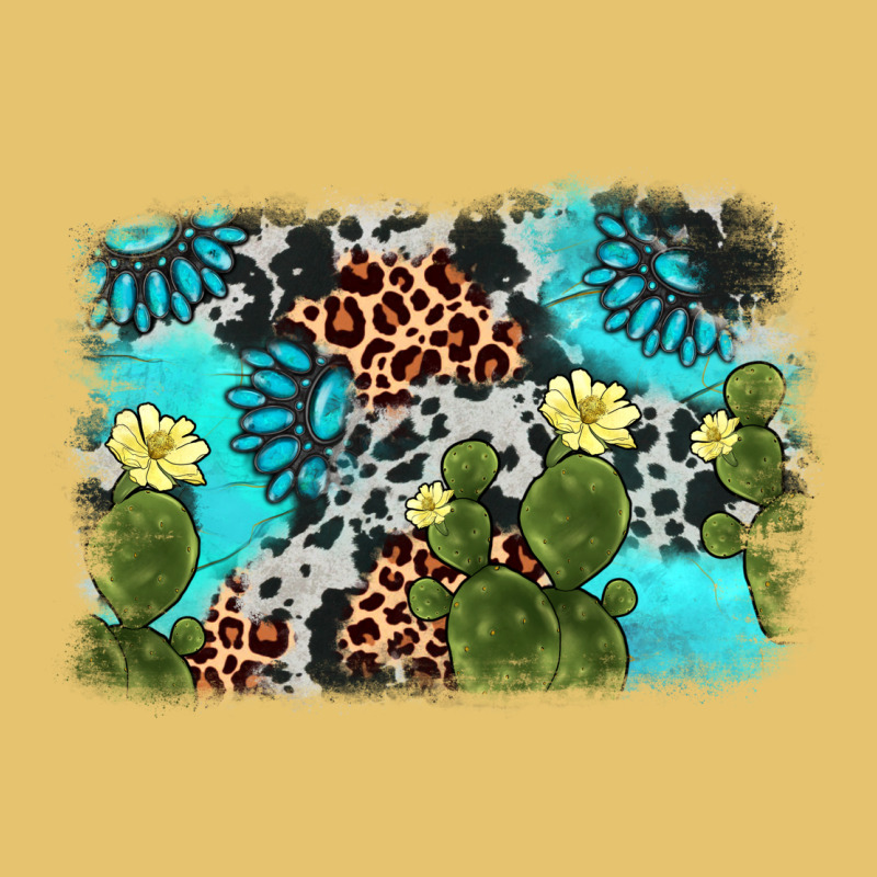 Cactus Gemstone Background Premium Sweatshirt by AdoDesignShop | Teevron