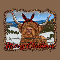 Merry Christmas Highland Cow With Farm Premium Tee | Teevron