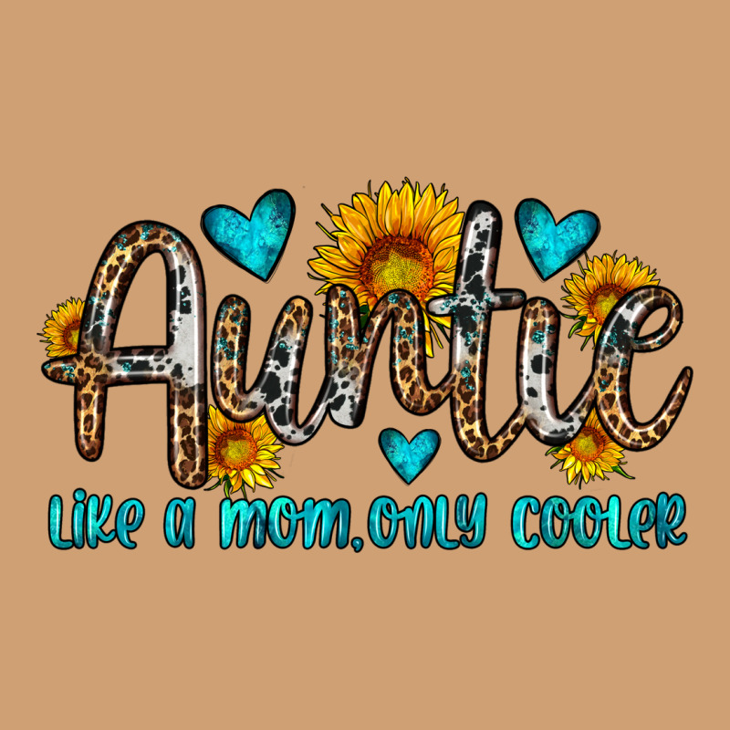 Auntie Like A Mom Only Cooler Vintage Tee by OliviaCreatesArt | Teevron