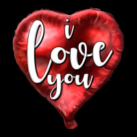 I Love You Heart Balloon Valentine's Day Ladies Tee | Teevron