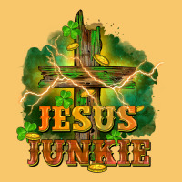 Jesus Junkie St. Patricks Day Vintage Hoodie | Teevron