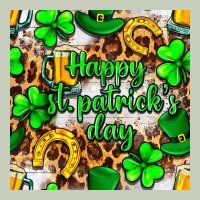 Happy St. Patrick's Day Pattern Digital Paper Long Sleeve Tee | Teevron