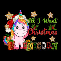 All I Want For Christmas Is A Unicorn Ladies Tee | Teevron
