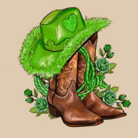 Green  Cowgirl And Roses Heavyweight Sweatshirt | Teevron
