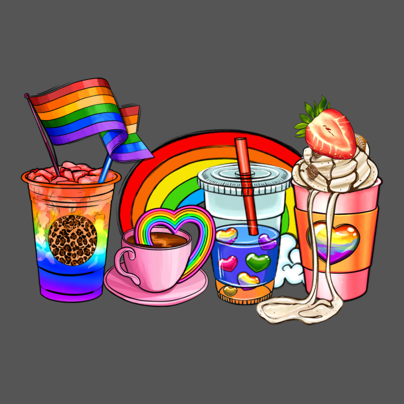 Pride Coffee Cups Zipper Hoodie by AdoDesignShop | Teevron