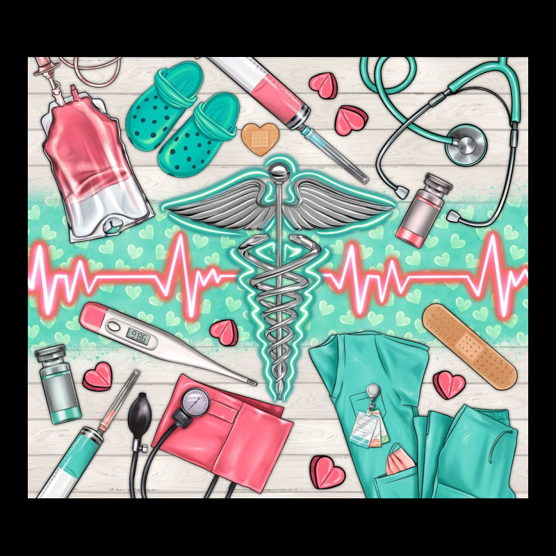 Nurse Medical Equipment Premium Tee by TumblerDesignByShophia | Teevron