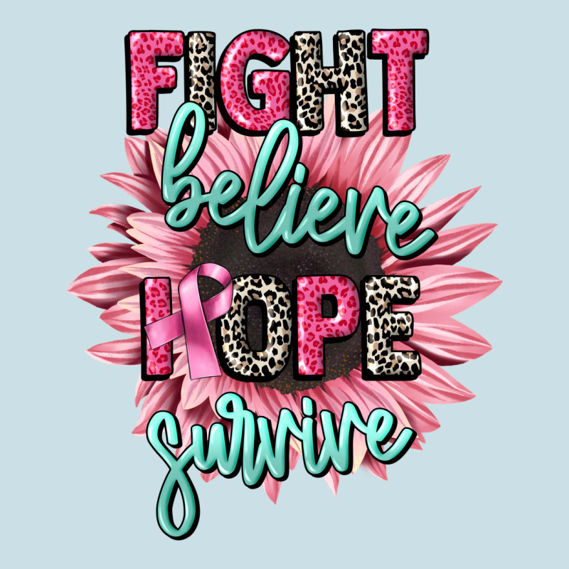 Fight Believe Hope Survive Cancer Awareness Ladies Tee by CowGirlArtShop | Teevron