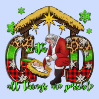 With God All Things Are Possible Santa Baby Jesus Urban Heavy Tee | Teevron