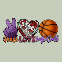 Peace Love Basketball Ladies Tee | Teevron