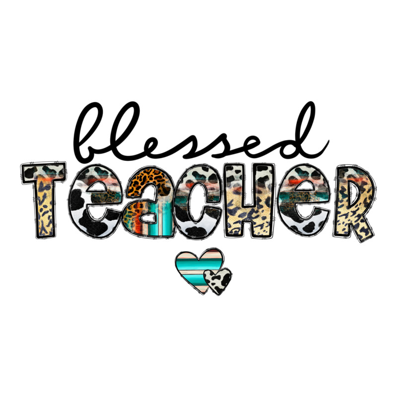 Blessed Teacher Premium Hoodie by CowhideDigitalArt | Teevron