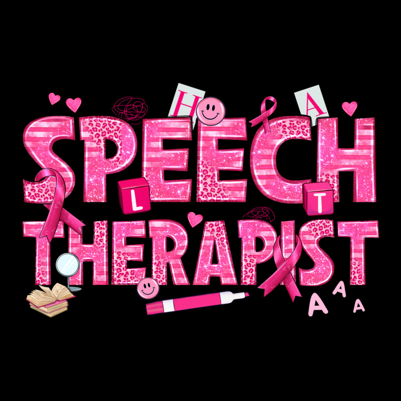Breast Cancer Speech Therapist Heavy Core Tee by texasbilliewilder | Teevron