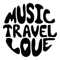 Music Travel Love Ladies Tee | Teevron