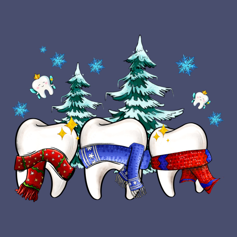 Dental Christmas Tree Teeth And Winter Ado Vintage Tee by OliviaCreatesArt | Teevron