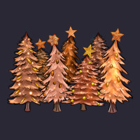 Melanin Christmas Trees With Lights Vintage Tee | Teevron