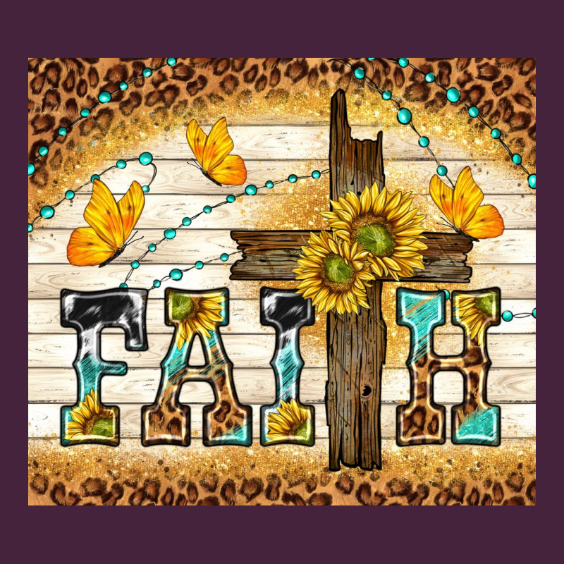 Faith With Cross Premium Tee by TumblerDesignByShophia | Teevron