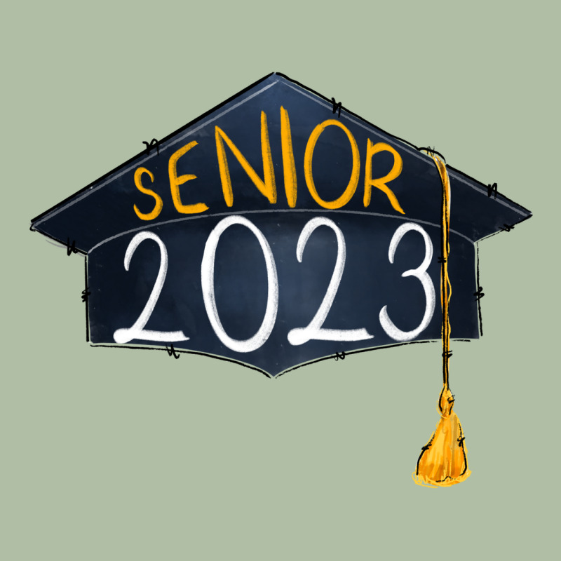 Senior 2023 Graduation Png Sublimation Design Down Urban Heavy Tee by RanaPortraitStore | Teevron