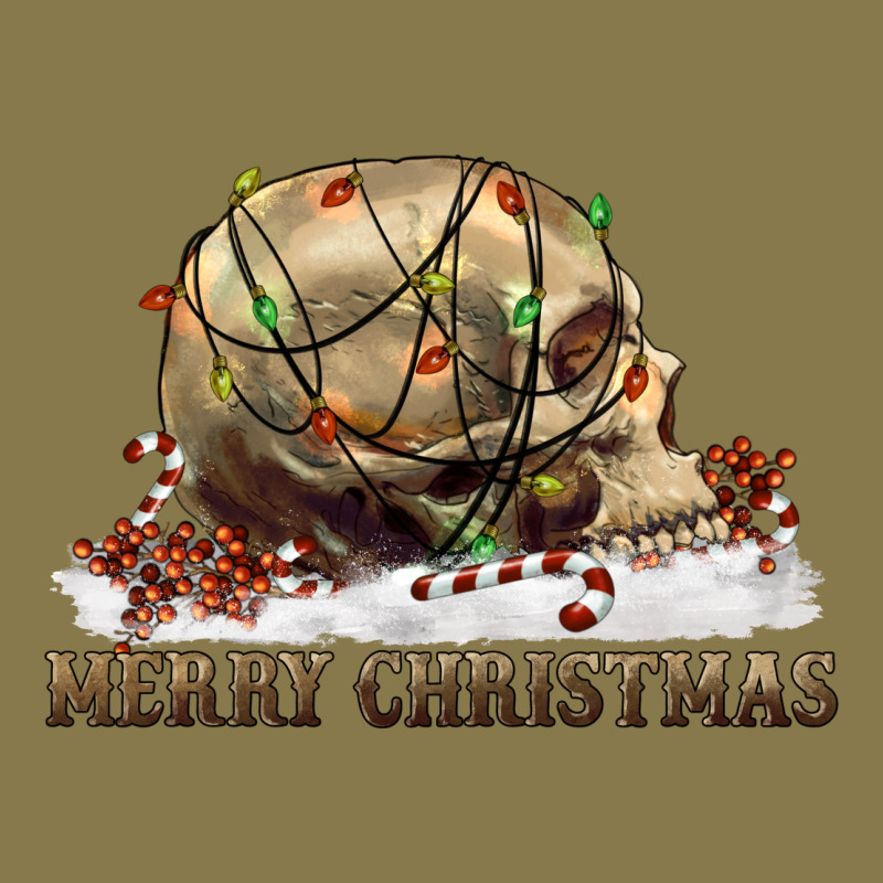 Merry Christmas Skull Premium Hoodie by RanaPortraitStore | Teevron