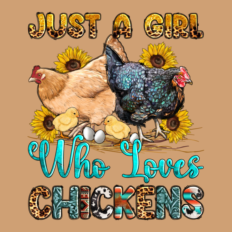 Just A Girl Who Loves Chickens Vintage Tee by OliviaCreatesArt | Teevron
