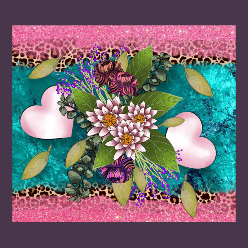 V.d Flowers And Hearts Heavyweight Hoodie by AdoDesignShop | Teevron