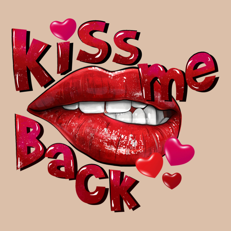 Kiss Me Back Valentine's Day Urban Heavy Tee by FaDigitalArtStudio | Teevron