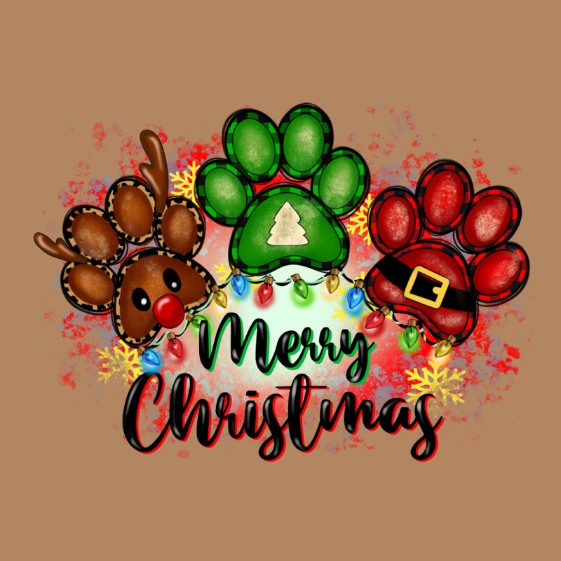 Merry Christmas Paws Long Sleeve Tee by FaDigitalArtStudio | Teevron