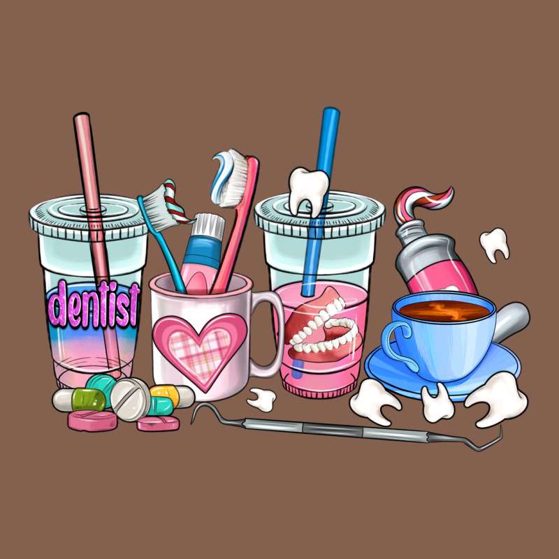 Dentist Coffee Cups Zipper Hoodie by AdoDesignShop | Teevron