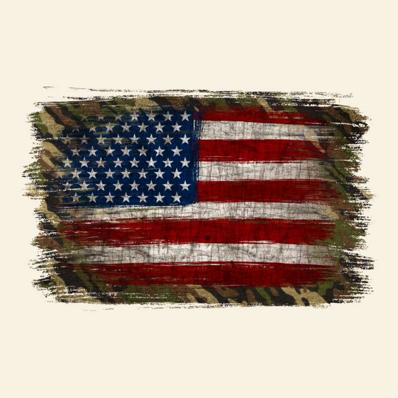 Camouflage Usa Flag Background Vintage Tee by Jasminsmagicworld | Teevron