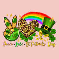 Peace Love St. Patrick's Day Urban Heavy Tee | Teevron