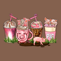 Pig Coffee Cups Zipper Hoodie | Teevron