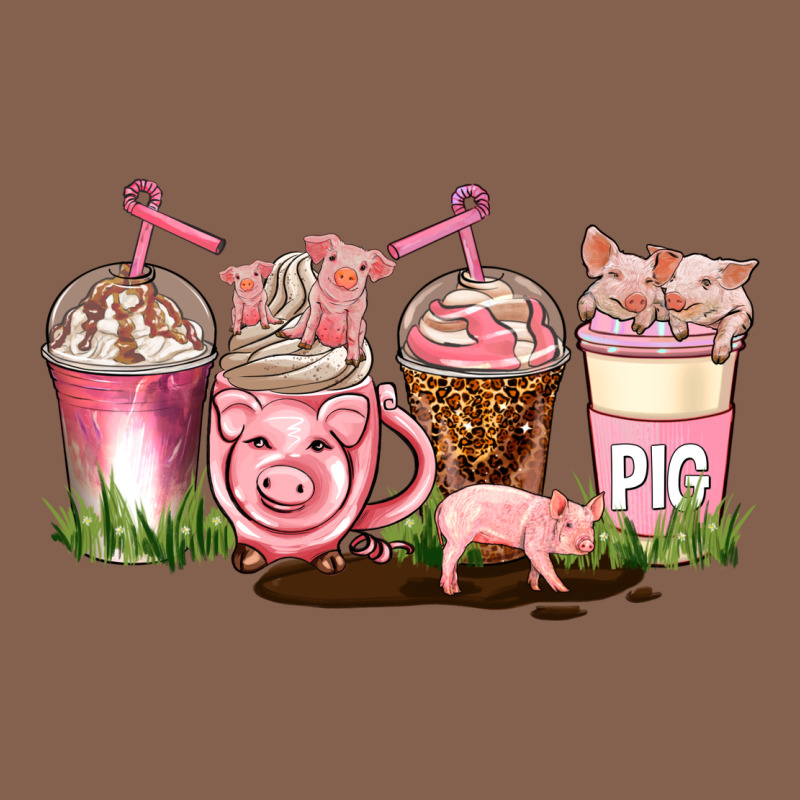 Pig Coffee Cups Zipper Hoodie by AdoDesignShop | Teevron