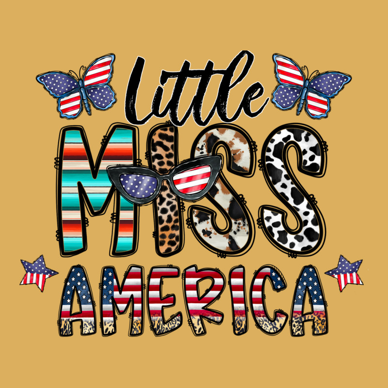 Little Miss America Premium Hoodie by CowhideDigitalArt | Teevron