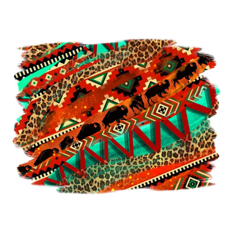 Western Aztec Background Pattern Urban Heavy Tee by OliviaCreatesArt | Teevron