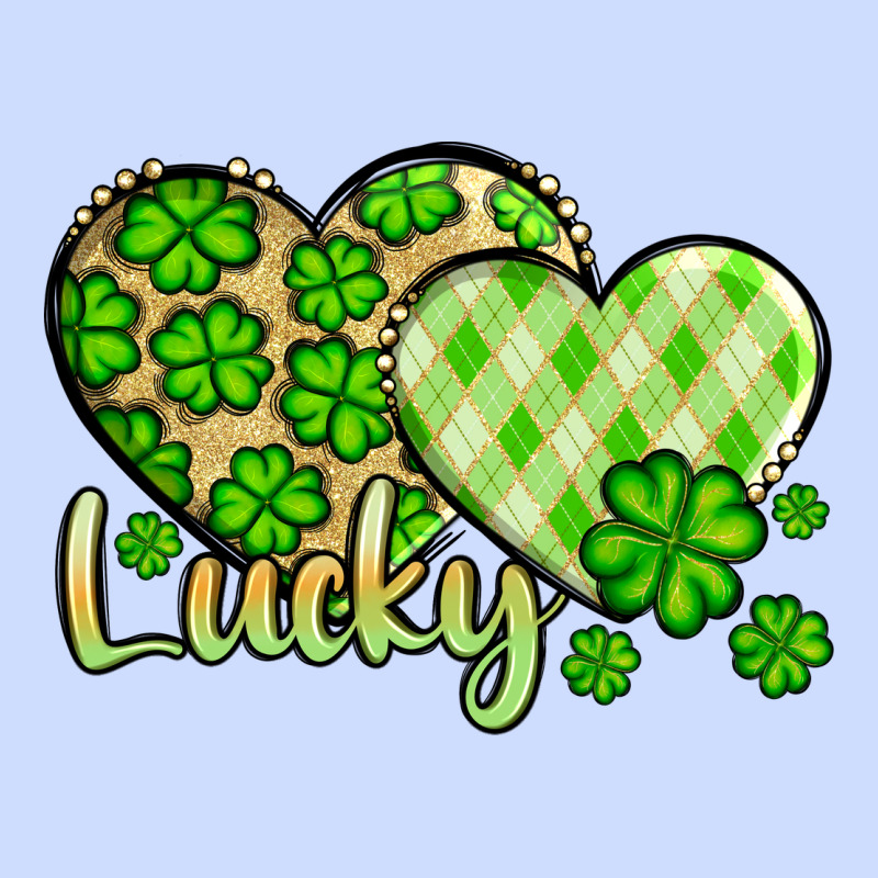 St. Patrick's Lucky Hearts Urban Heavy Tee by OliviaCreatesArt | Teevron