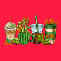 Cactus Coffee Cups Zipper Hoodie | Teevron