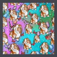 Easter Bunny With Truck Seamless Pattern Long Sleeve Tee | Teevron