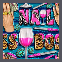Nail Boss Money Hand And Wine With Gemstone Leopard And Zebra Seamless Vintage Hoodie | Teevron