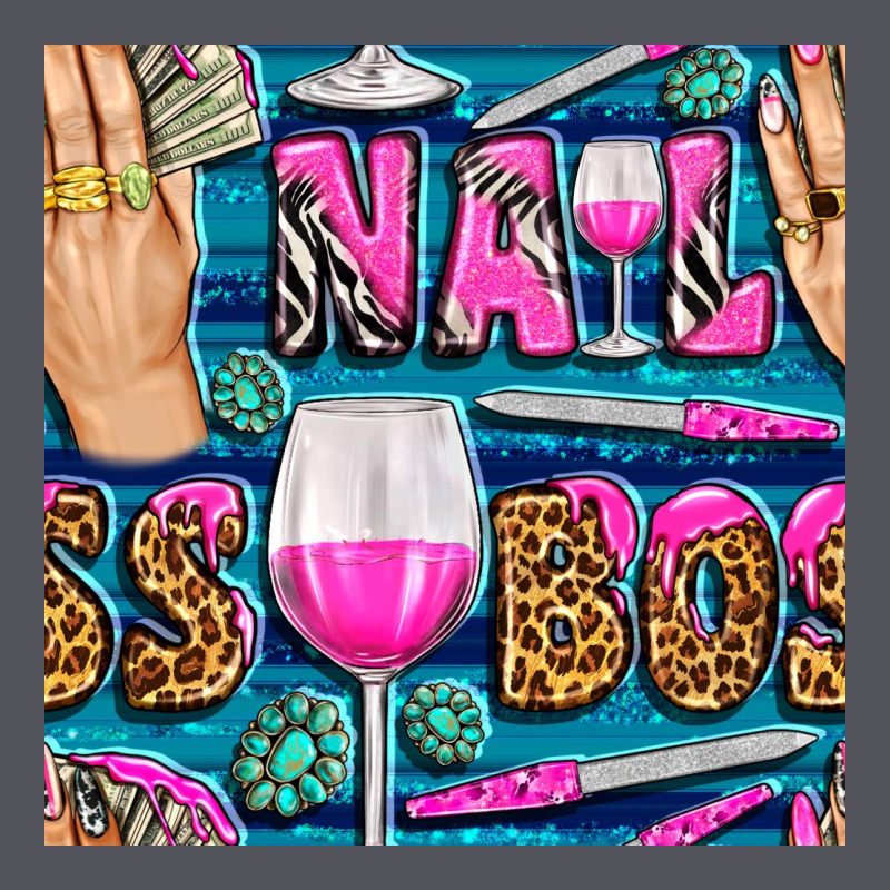 Nail Boss Money Hand And Wine With Gemstone Leopard And Zebra Seamless Vintage Hoodie by BundleAndBundleShop | Teevron