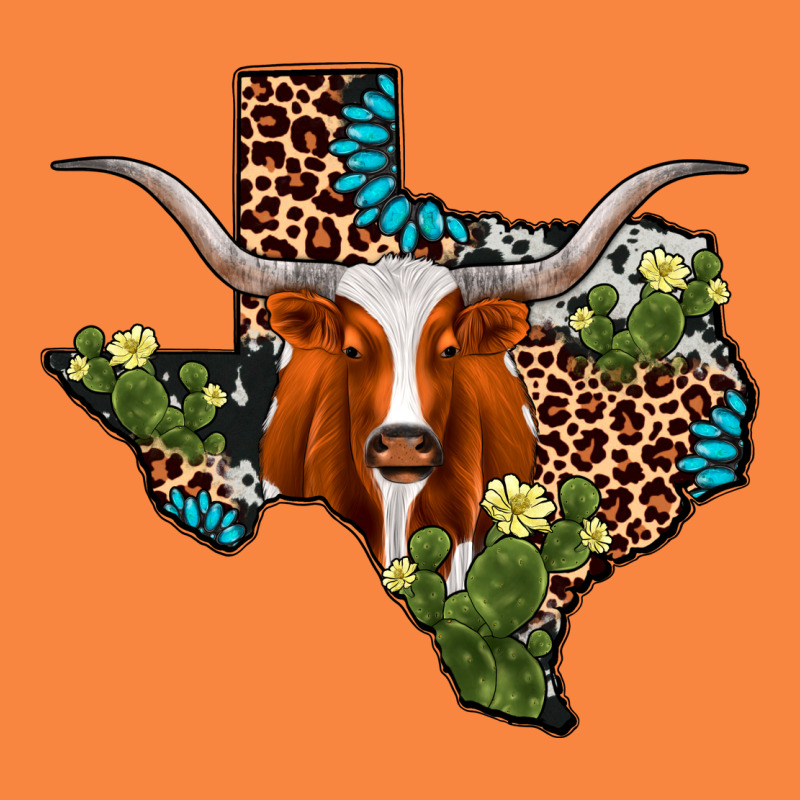 Longhorn Texas Map Premium Sweatshirt by AdoDesignShop | Teevron