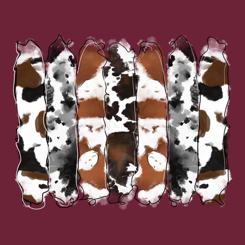 Cowhide Brushstrokes Long Sleeve Tee by RanaPortraitStore | Teevron