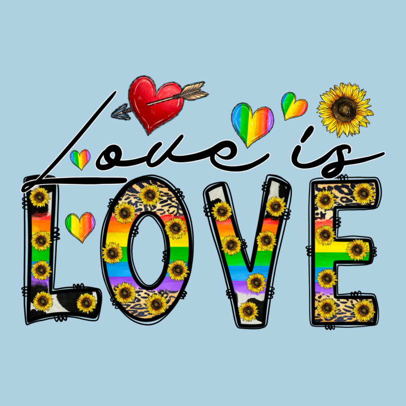 Love Is Love Premium Hoodie by CowhideDigitalArt | Teevron