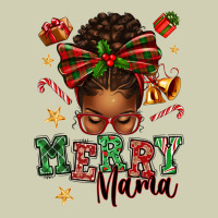 Merry Mama Afro Messy Bun Heavy Core Tee | Teevron