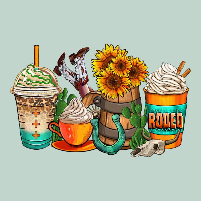 Rodeo Coffee Cups Zipper Hoodie by AdoDesignShop | Teevron